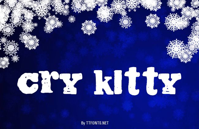 Cry Kitty example