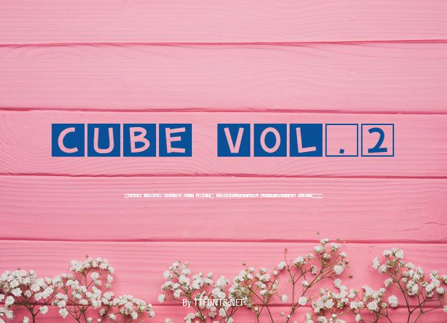 cube vol.2 example