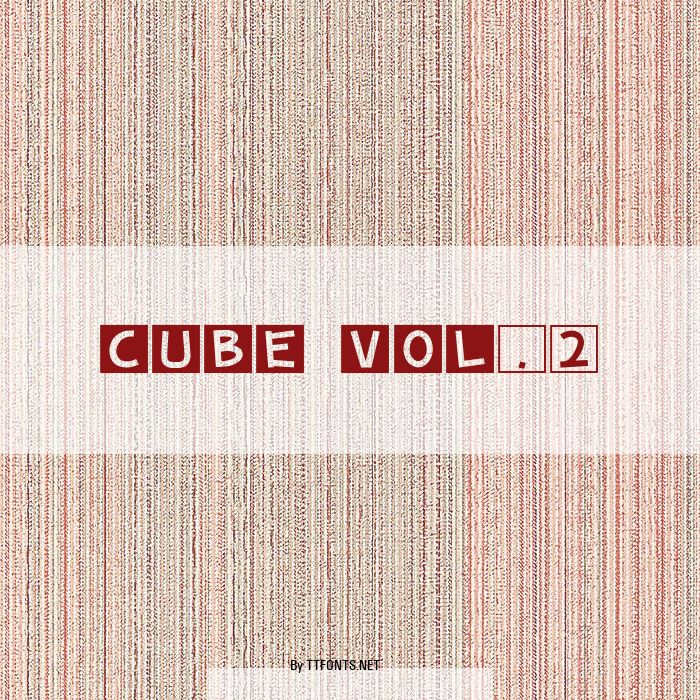 cube vol.2 example