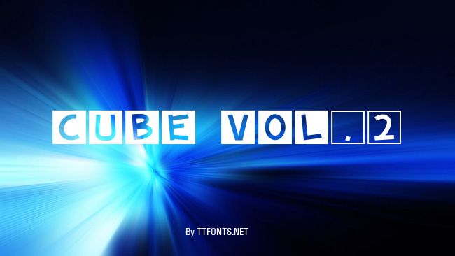 cube vol.2 example