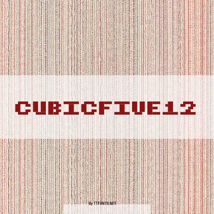 CubicFive12 example