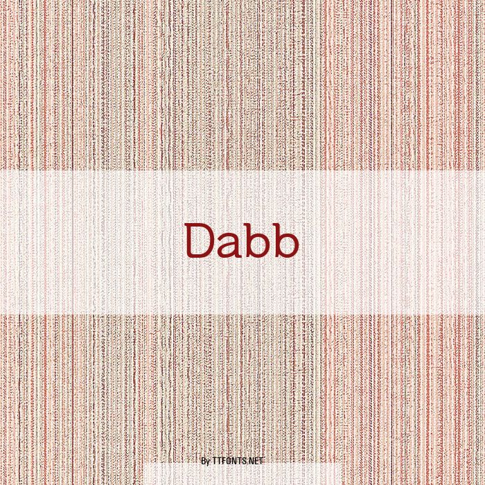 Dabb example