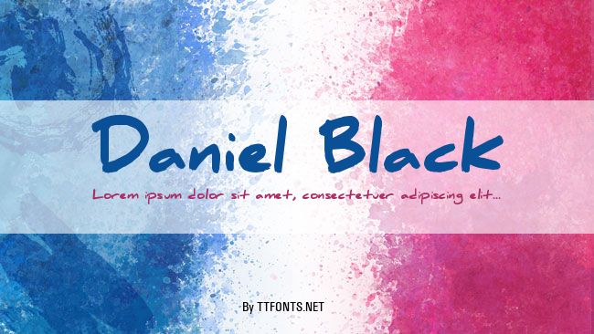 Daniel Black example