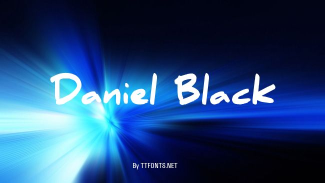 Daniel Black example