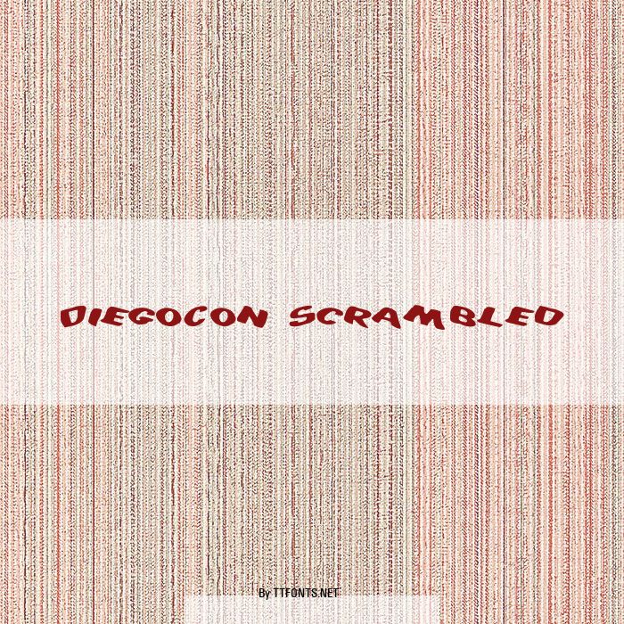 DiegoCon Scrambled example