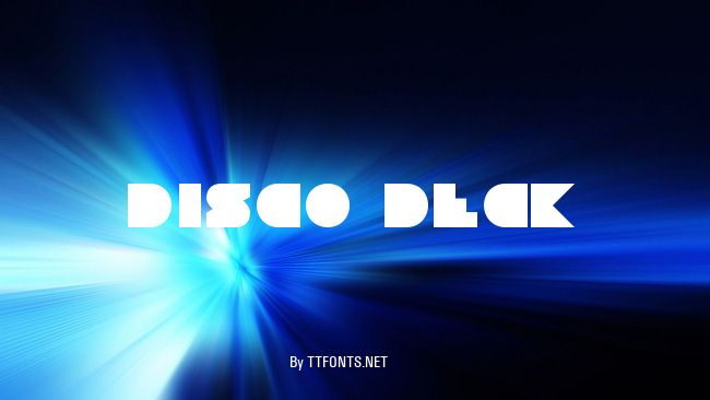 Disco Deck example