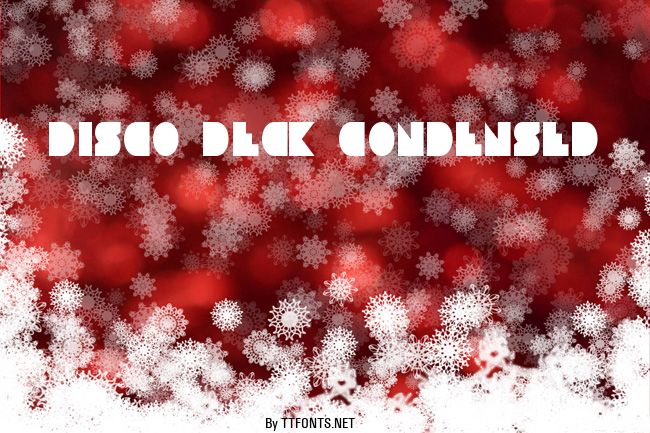 Disco Deck Condensed example
