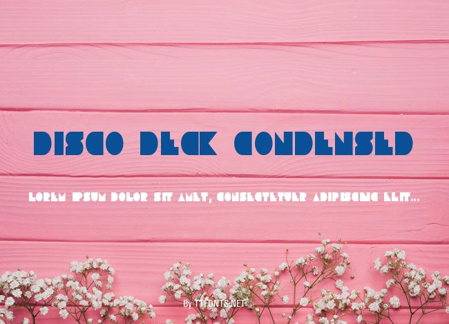 Disco Deck Condensed example