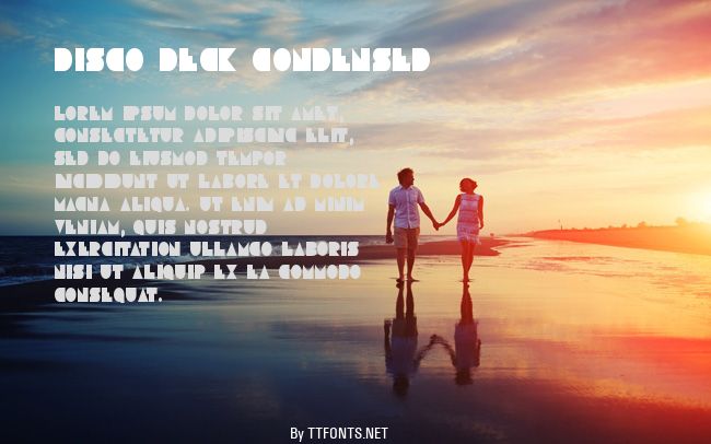 Disco Deck Condensed example