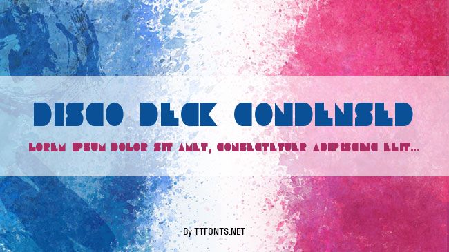 Disco Deck Condensed example