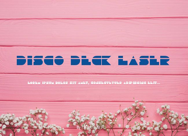 Disco Deck Laser example
