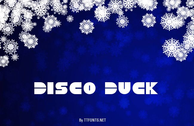 Disco Duck example