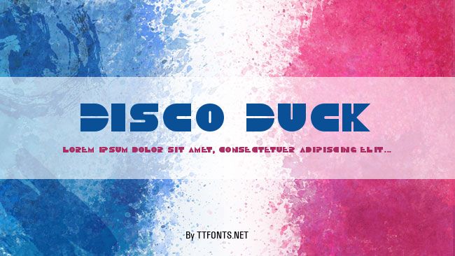 Disco Duck example