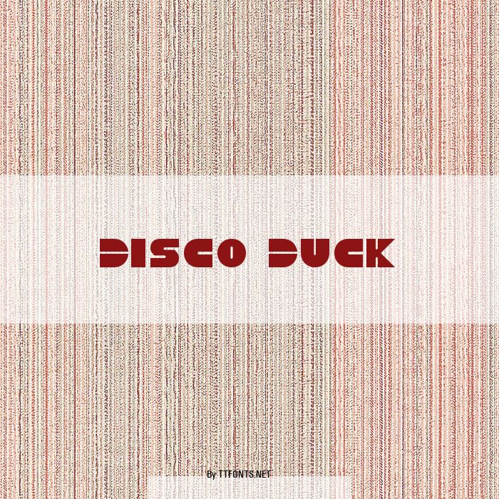 Disco Duck example