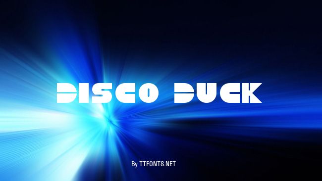 Disco Duck example