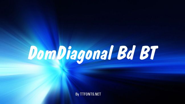 DomDiagonal Bd BT example