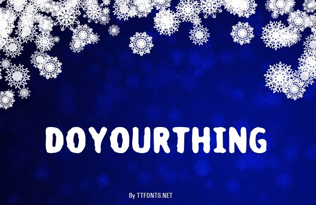 doyourthing example