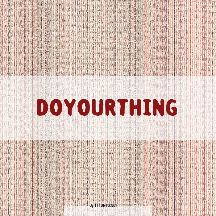 doyourthing example