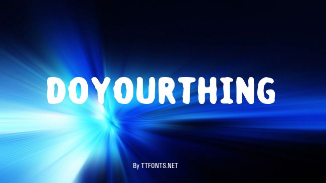 doyourthing example