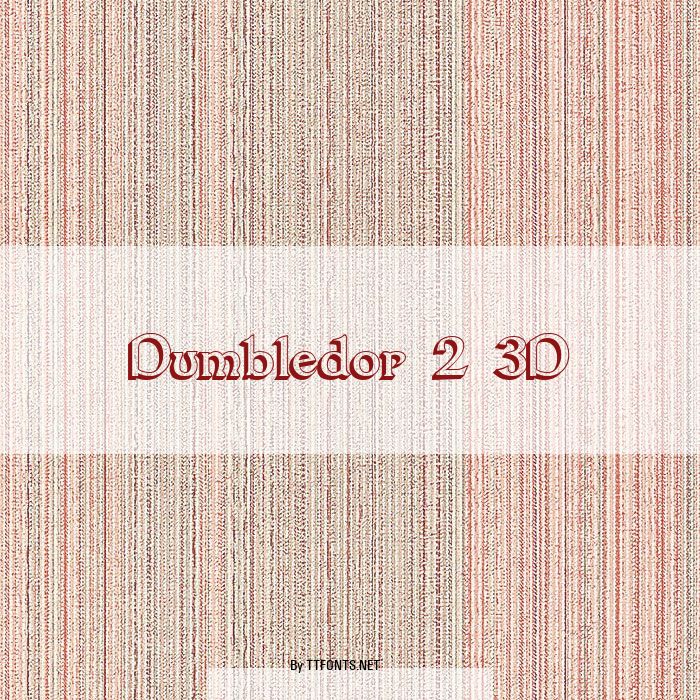 Dumbledor 2 3D example