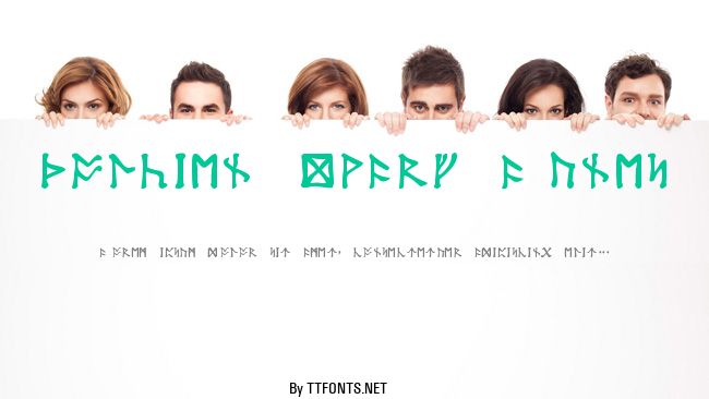 Tolkien Dwarf Runes example