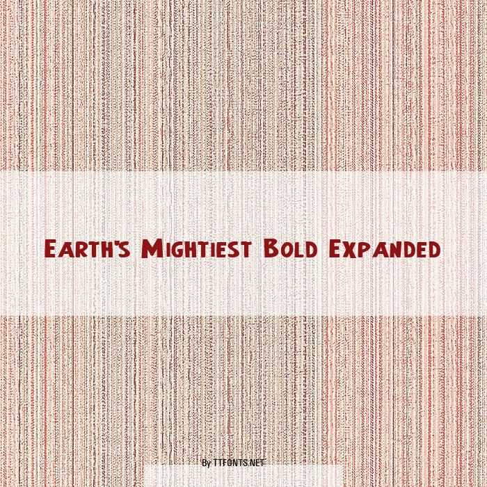 Earth's Mightiest Bold Expanded example