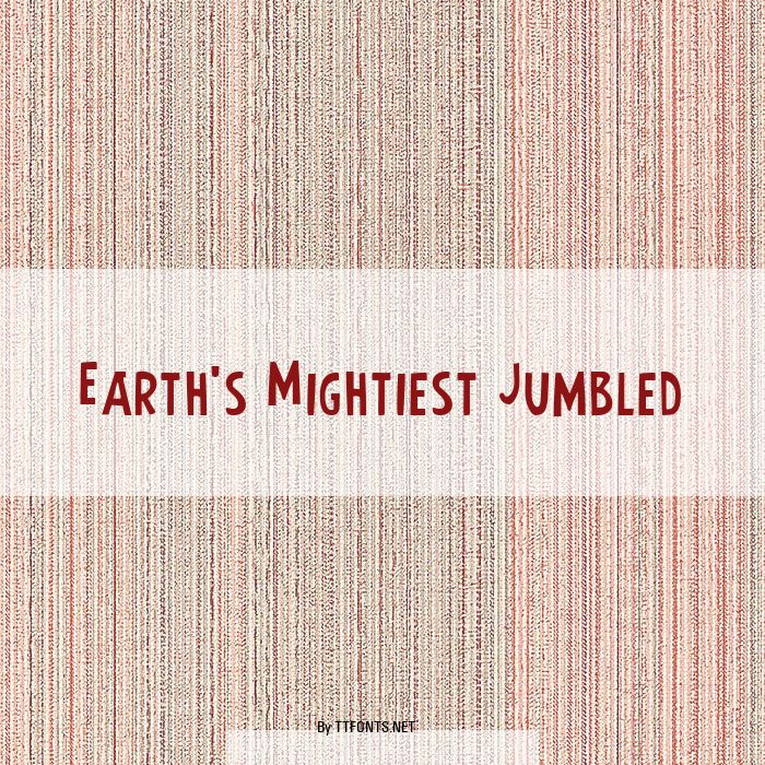 Earth's Mightiest Jumbled example