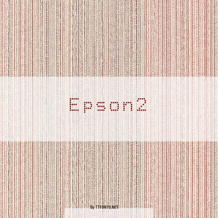 Epson2 example