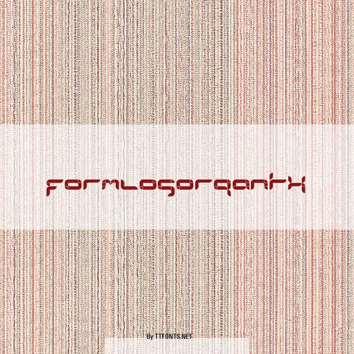 formlosOrganik example