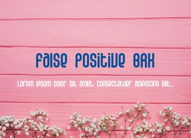 False Positive BRK example