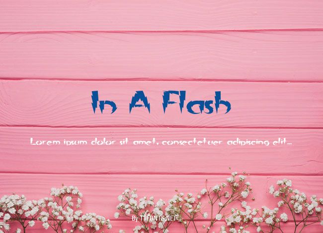 In A Flash example