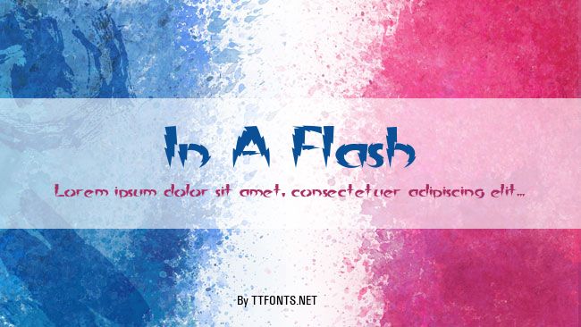 In A Flash example