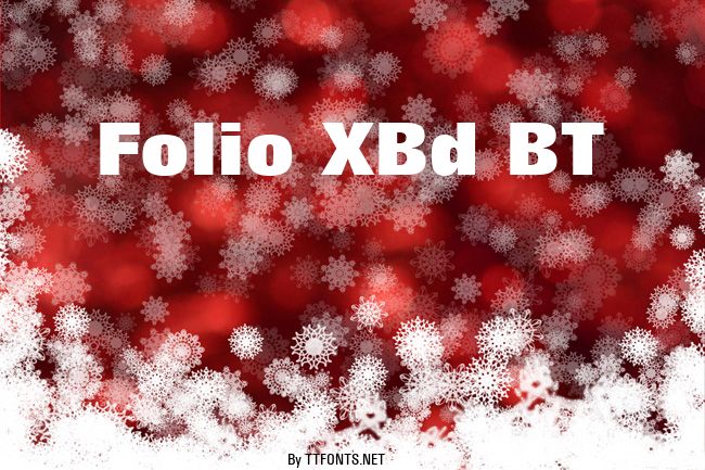 Folio XBd BT example