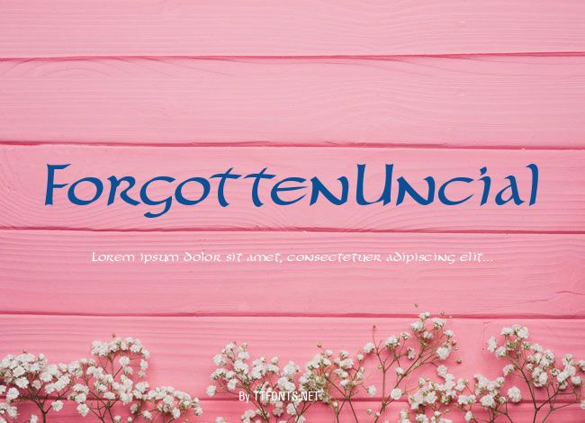 ForgottenUncial example