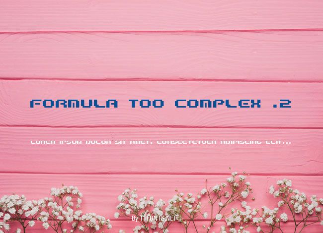 Formula too complex .2 example