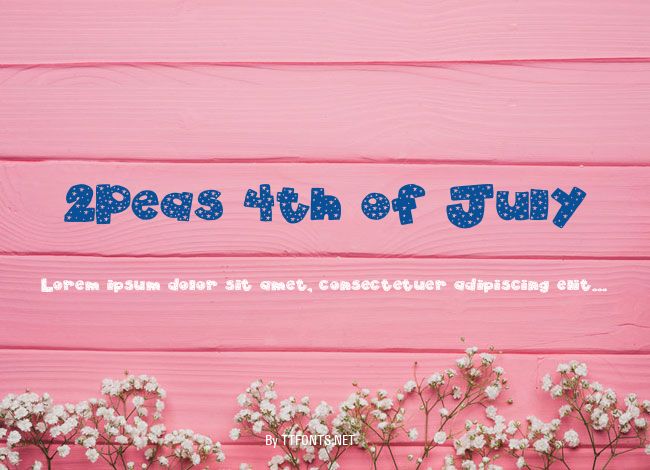 2Peas 4th of July example