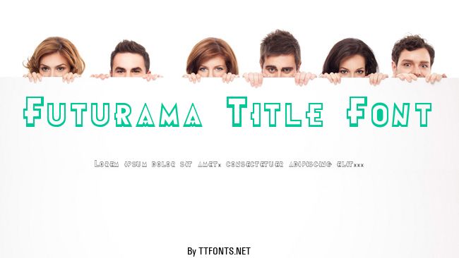 Futurama Title Font example