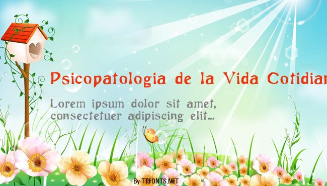 Psicopatologia de la Vida Cotidiana example