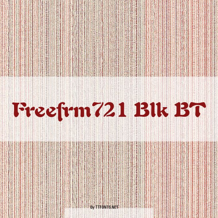 Freefrm721 Blk BT example