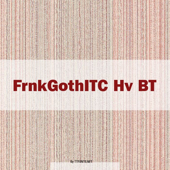 FrnkGothITC Hv BT example