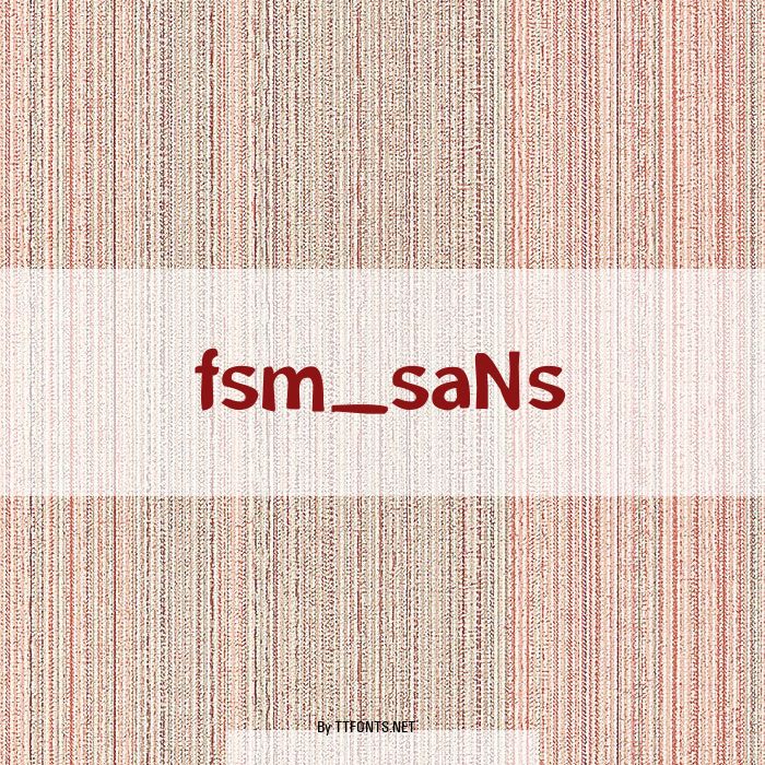 fsm_sans example