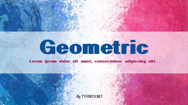 Geometric example