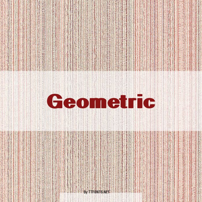 Geometric example