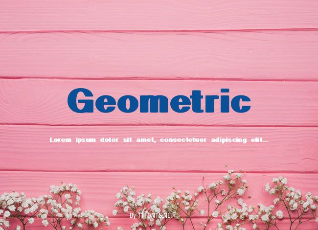 Geometric example