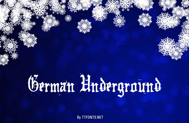 German Underground example