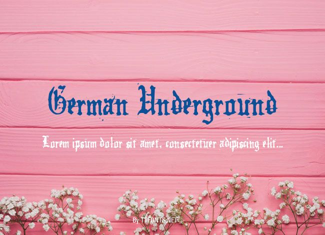 German Underground example