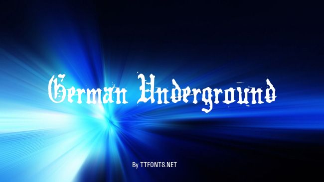 German Underground example