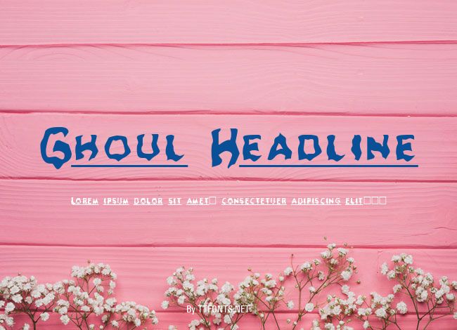Ghoul Headline example