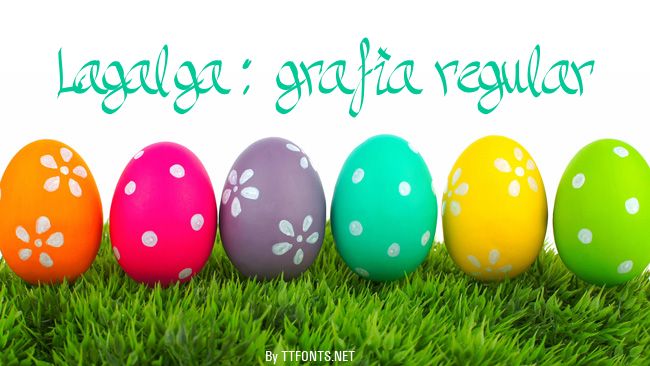 Lagalga: grafia regular example