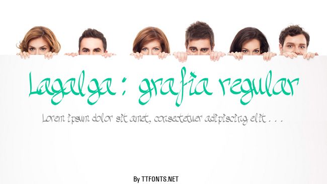 Lagalga: grafia regular example